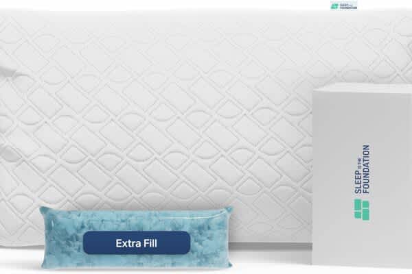The Best Pillows for Side Sleepers Amazon.com photo of the Sleep Is the Foundation Shredded Memory Foam Pillow